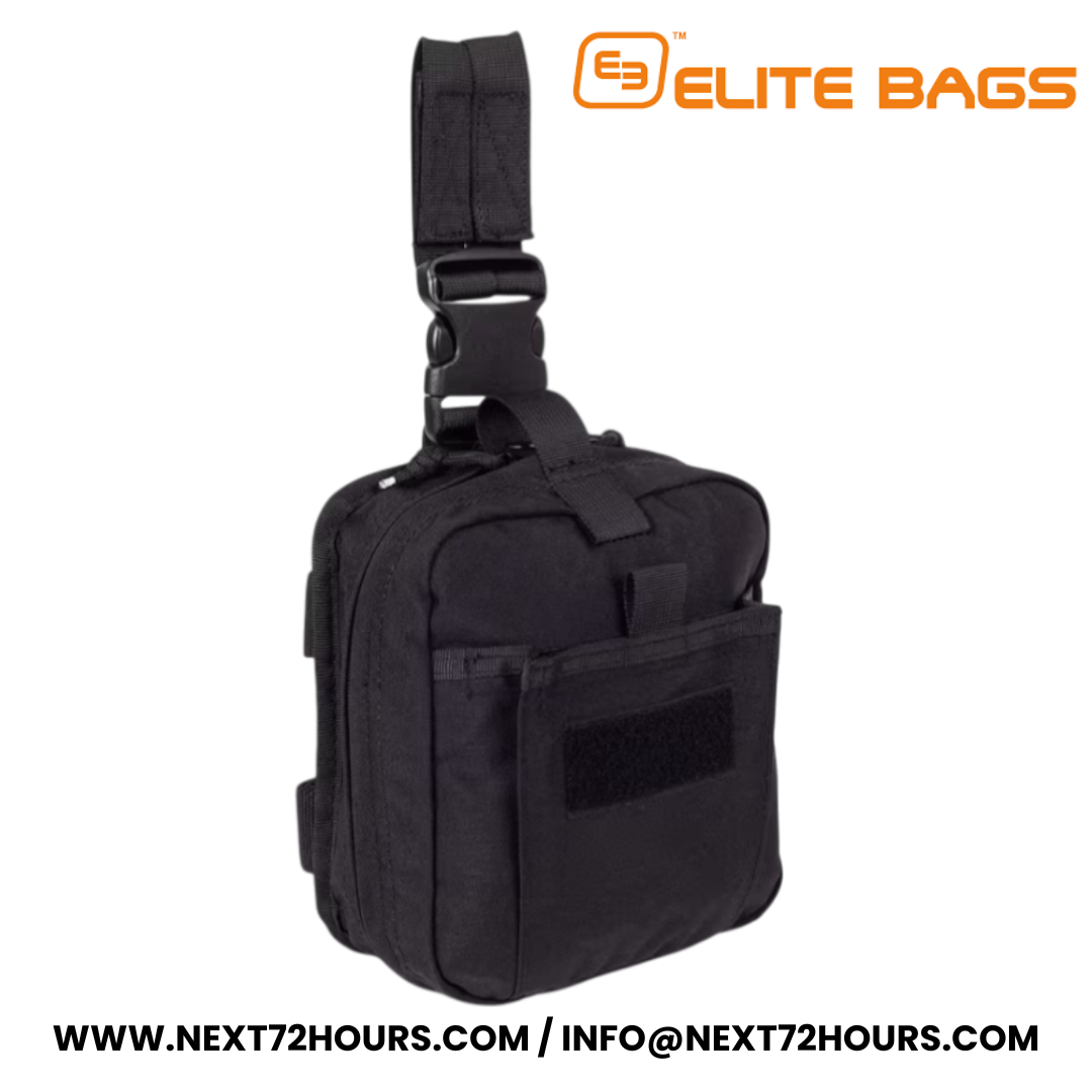 ELITE BAGS IFAK Individual First Aid Kit - Tactical Individual First Aid Kit for Hemostatic Emergencies front view