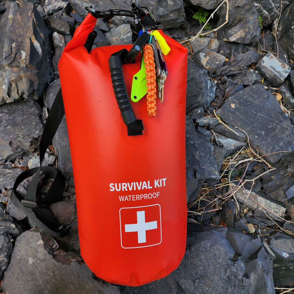 Waterproof Dry Bag | IPX6 | Survival Kit | Grab Bag | With Printing 25 Litres - Next72Hours