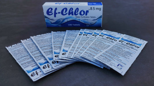 Ef-Chlor Water Purification Tablets New Zealand 