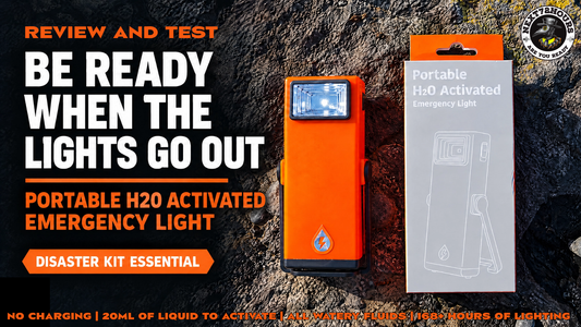 Portable H₂O-Activated Magnesium Emergency Light - Product Review N72H