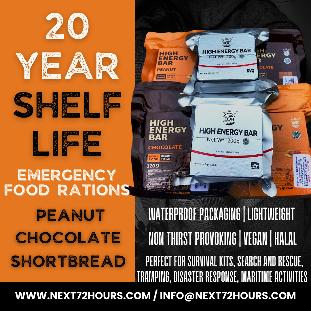 EMERGENCY FOOD RATIONS | SURVIVAL FOOD | DISASTER RATIONS