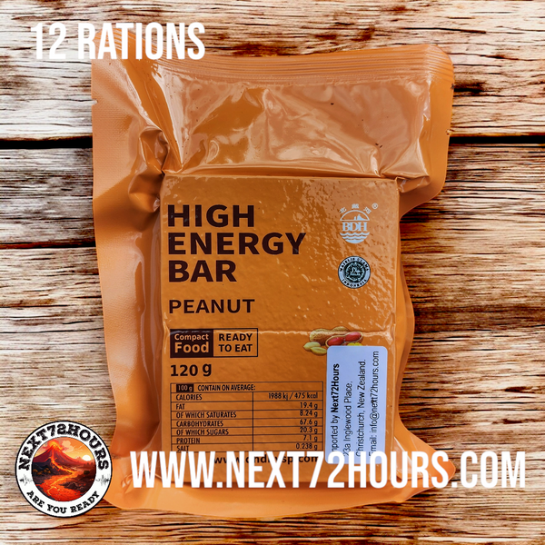 Emergency Food Survival Rations | 12 Pack | Chocolate