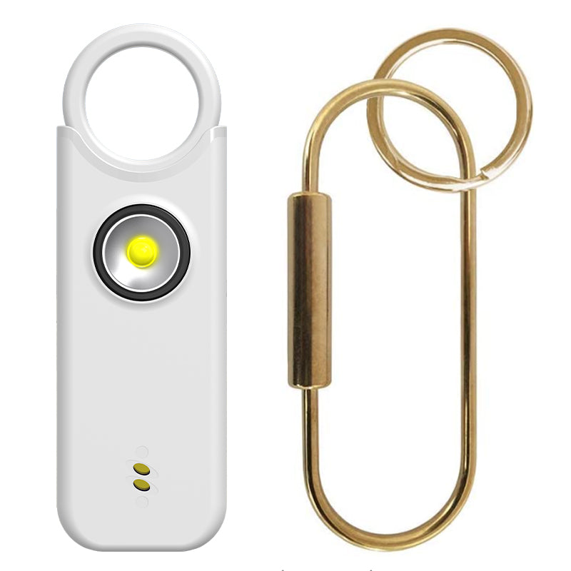 Personal Safety Alarms NZ | White with Key Ring