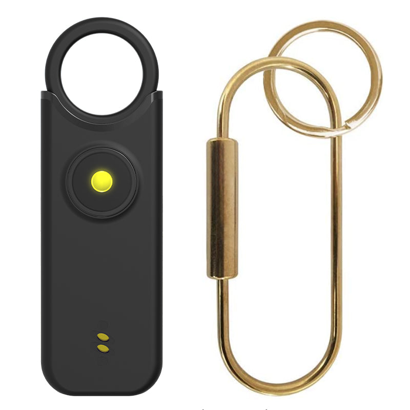 Personal Safety Alarms Midnight Black with Keyring