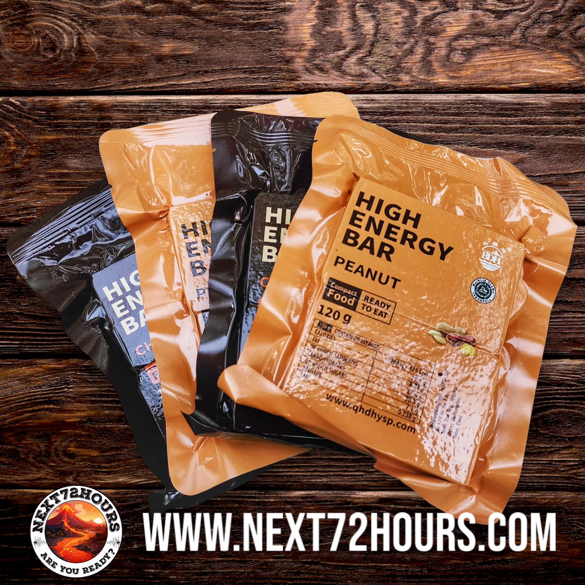 Emergency Food Survival Rations | SAMPLE PACK | PEANUT AND CHOCOLATE