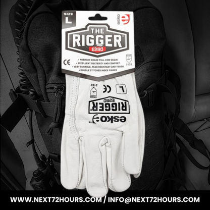 Esko The Rigger Premium Cowhide Glove | Premium Disaster Preparedness