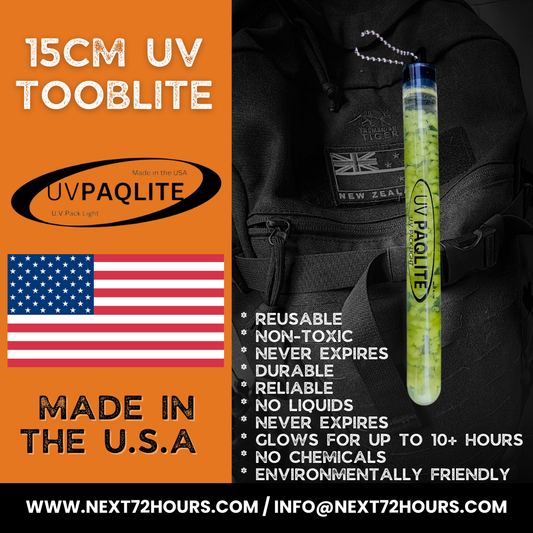 UV TOOBLITE 15CM REUSABLE GLOW STICK | Made in the USA