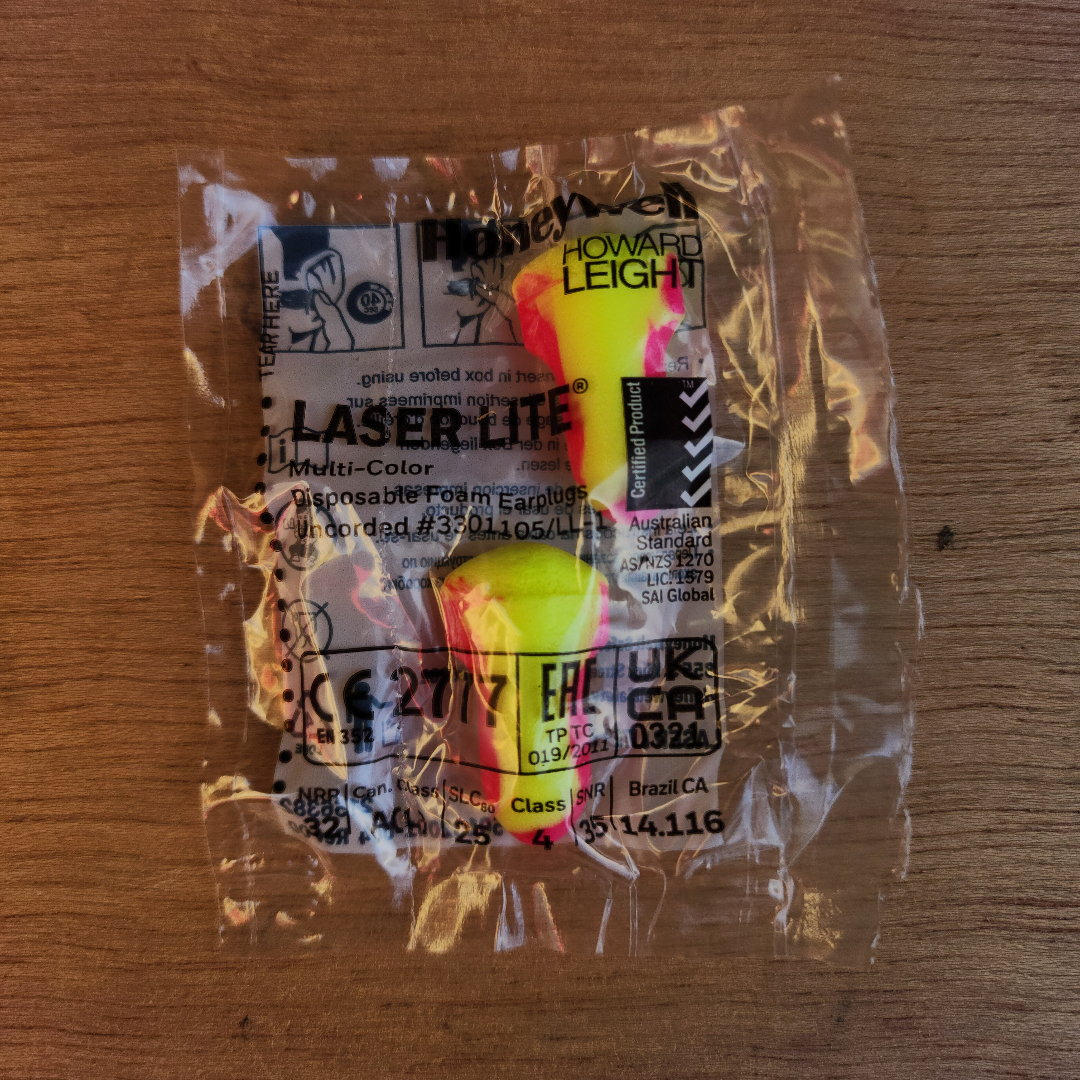 Howard Leight Laser | Ear Plugs | Essential Survival Kit Addition | 10 Pairs