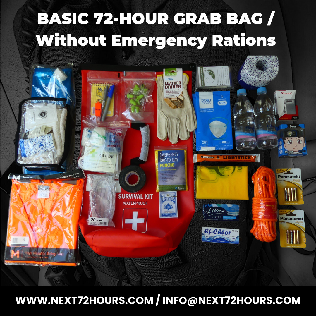 1 Person Basic 72-Hour Emergency Survival | Disaster Kit | New Zealand