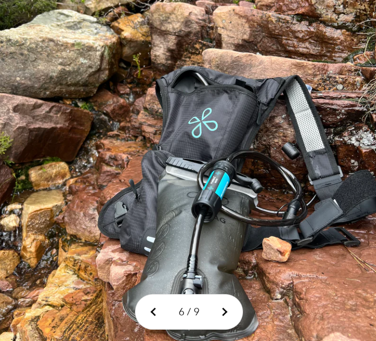 Puribag Adventure Bladder: 2 Litre Hydration Bladder with Filter
