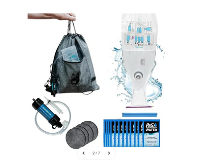 Puribag Pro Kit - Portable 4-in-1 Water Filtration System