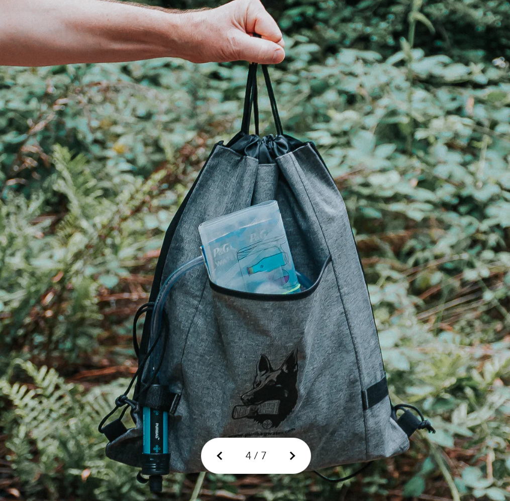 Puribag Pro Kit - Portable 4-in-1 Water Filtration System
