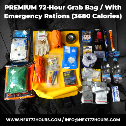72 Hour Emergency Kit NZ — First Aid & Water Purification Supplies