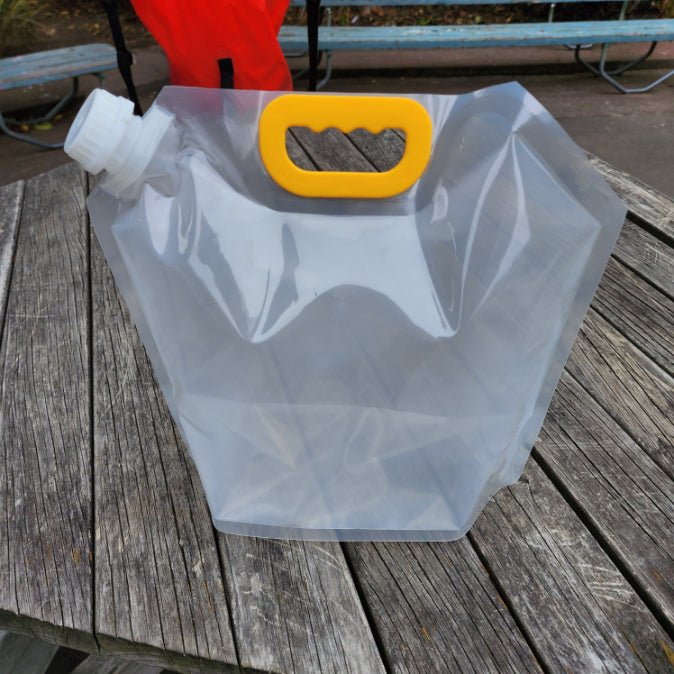 5 Litre water storage container - clear - emergency water purification / storage - Next72Hours