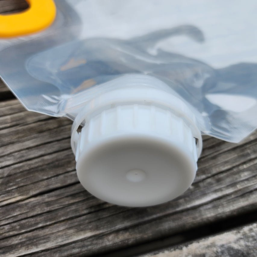 5 Litre water storage container - clear - emergency water purification / storage - Next72Hours