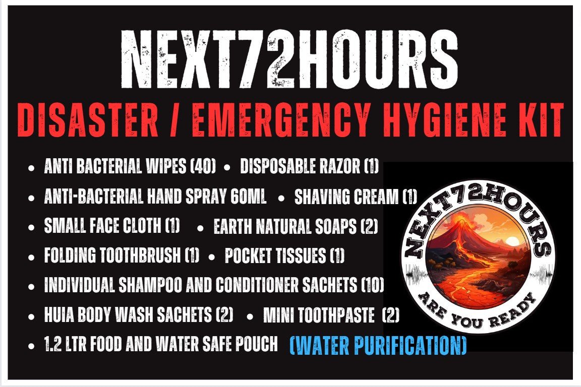 PERSONAL HYGIENE KIT SURVIVAL KIT NZ DISASTER PREPAREDNESS