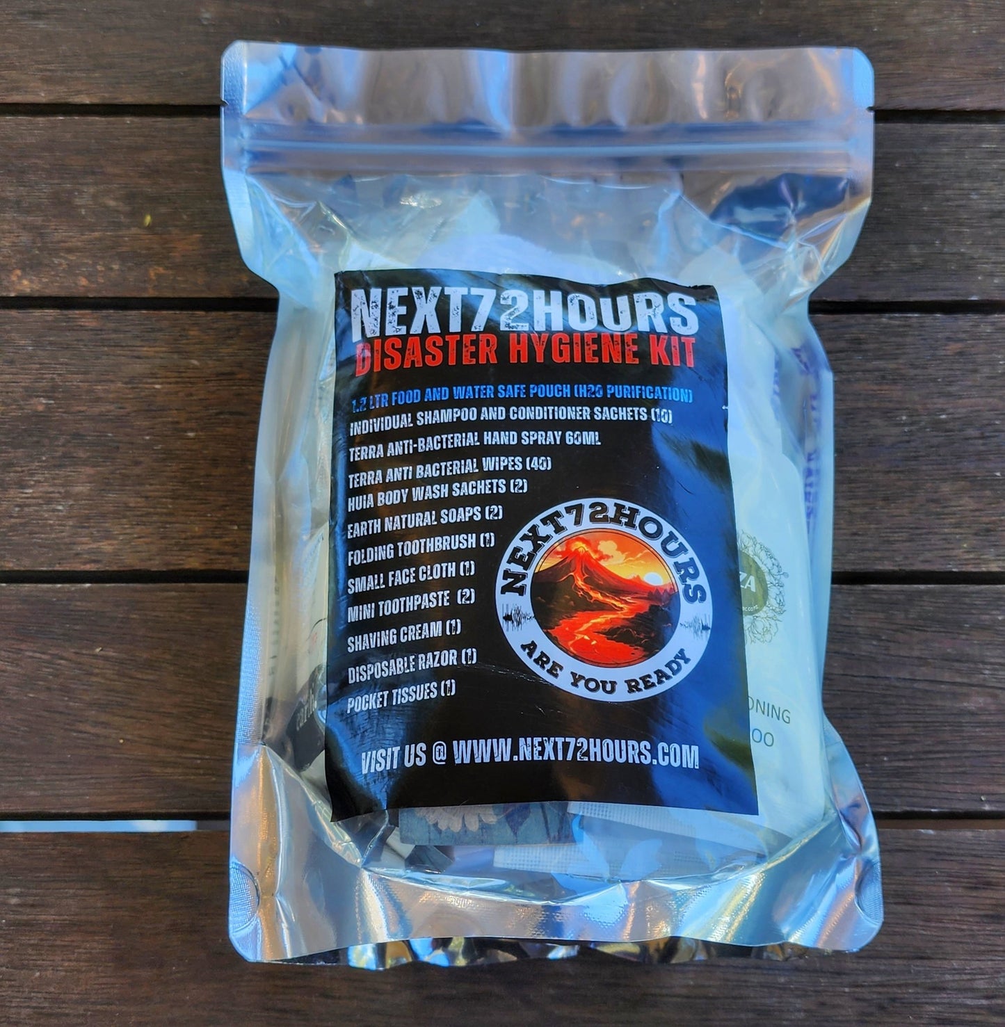 Emergency Disaster Hygiene Kit - Comprehensive - Quality NZ Made - Next72Hours