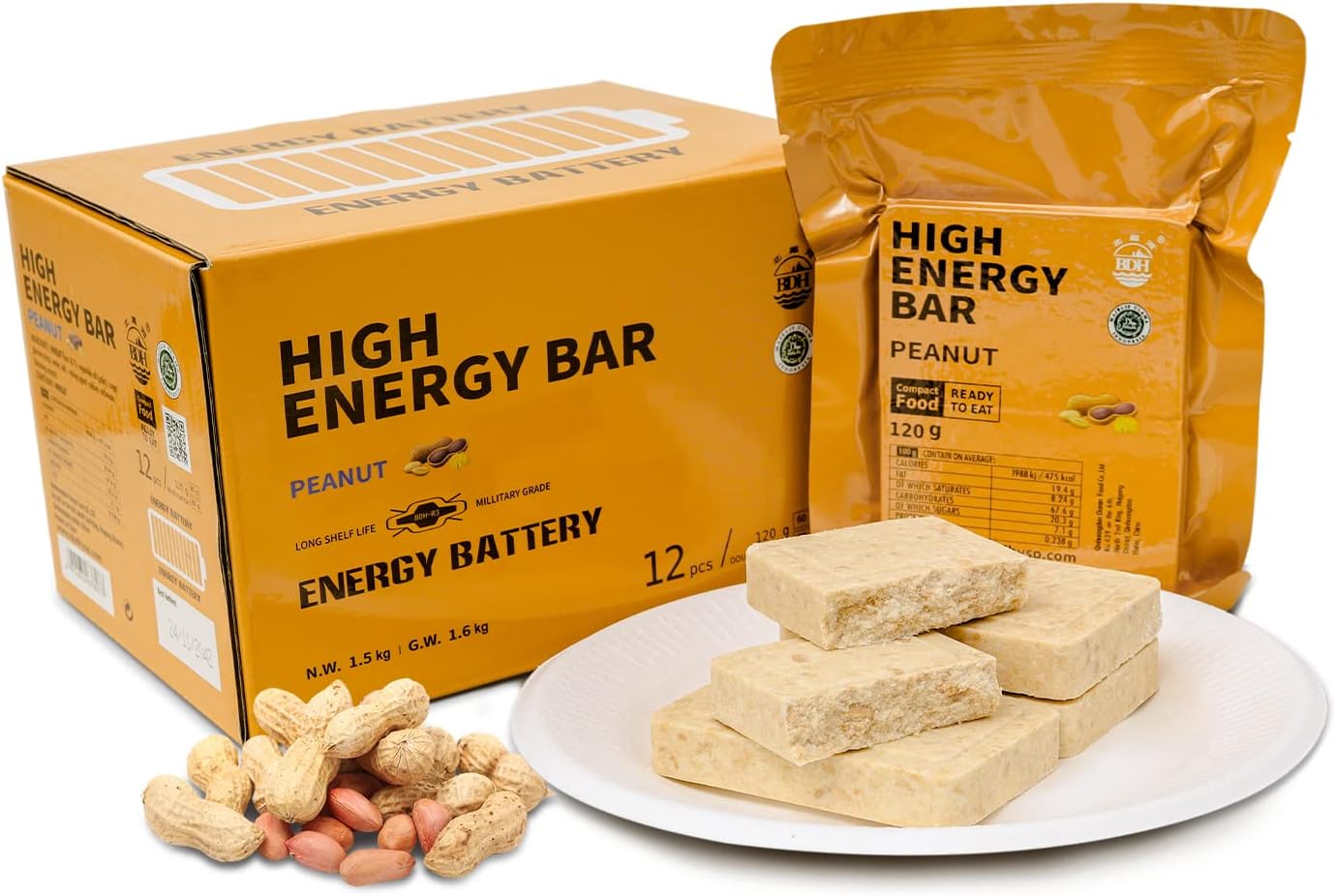 Emergency Food Survival Rations | 108 Pack | Peanut Flavour - Next72Hours