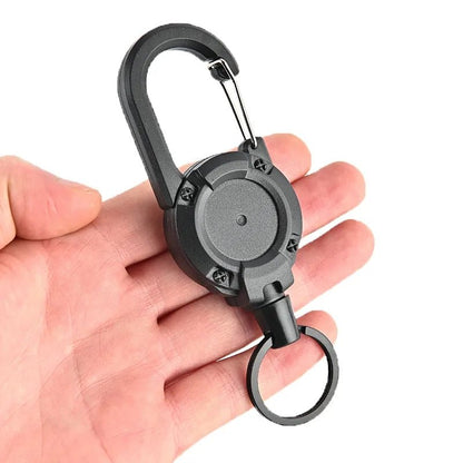 Heavy Duty ID Card Lanyard Holder | Carabiner | Retractable | Tough - Next72Hours