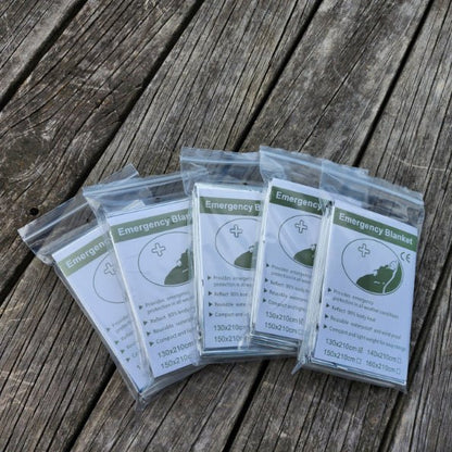 Mylar Emergency Thermal Blankets (130CM* 210 CM) (5 pack) - Next72Hours