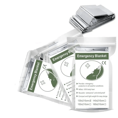 Mylar Emergency Thermal Blankets (130CM* 210 CM) (5 pack) - Next72Hours