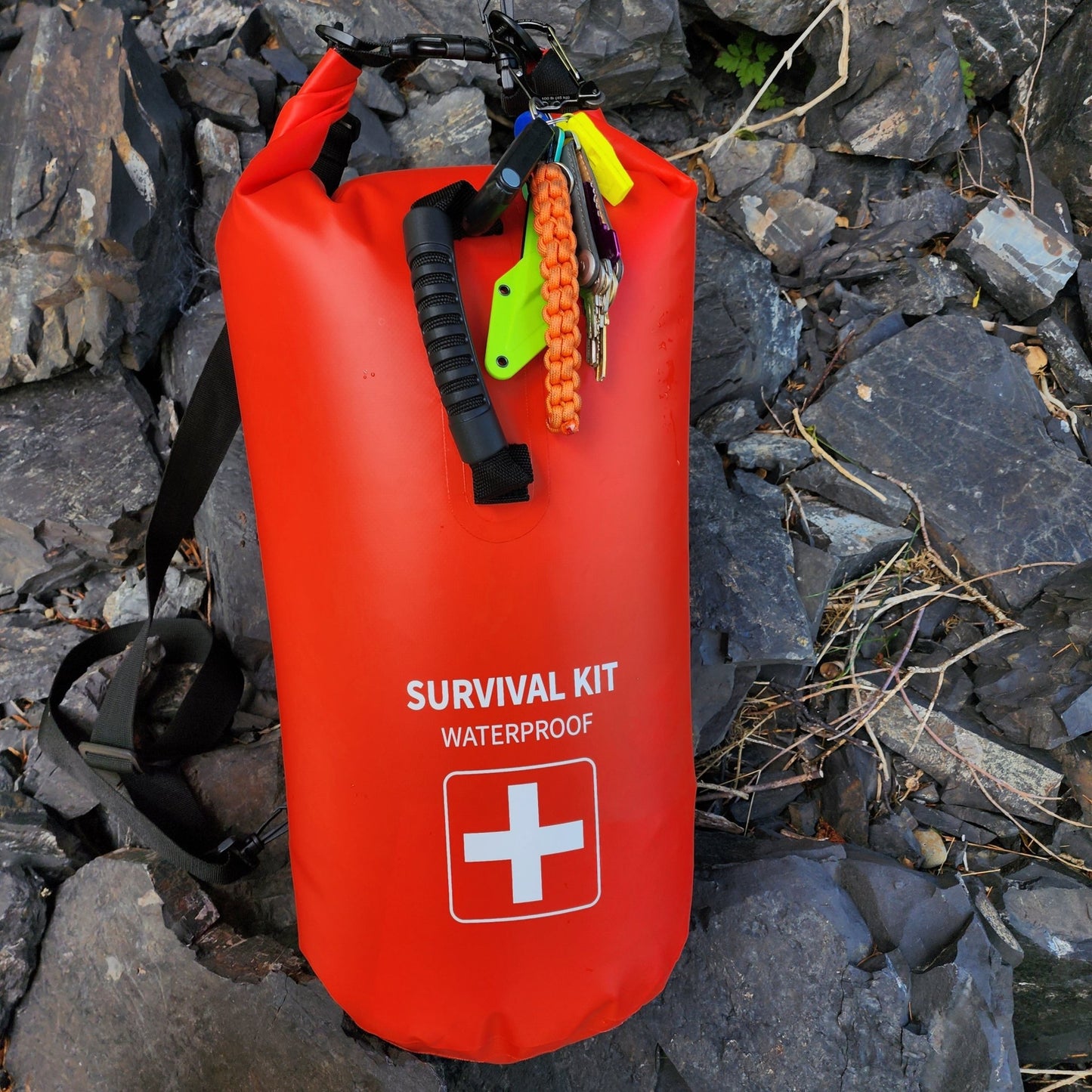 Waterproof Dry Bag | IPX6 | Survival Kit | Grab Bag | With Printing 25 Litres - Next72Hours