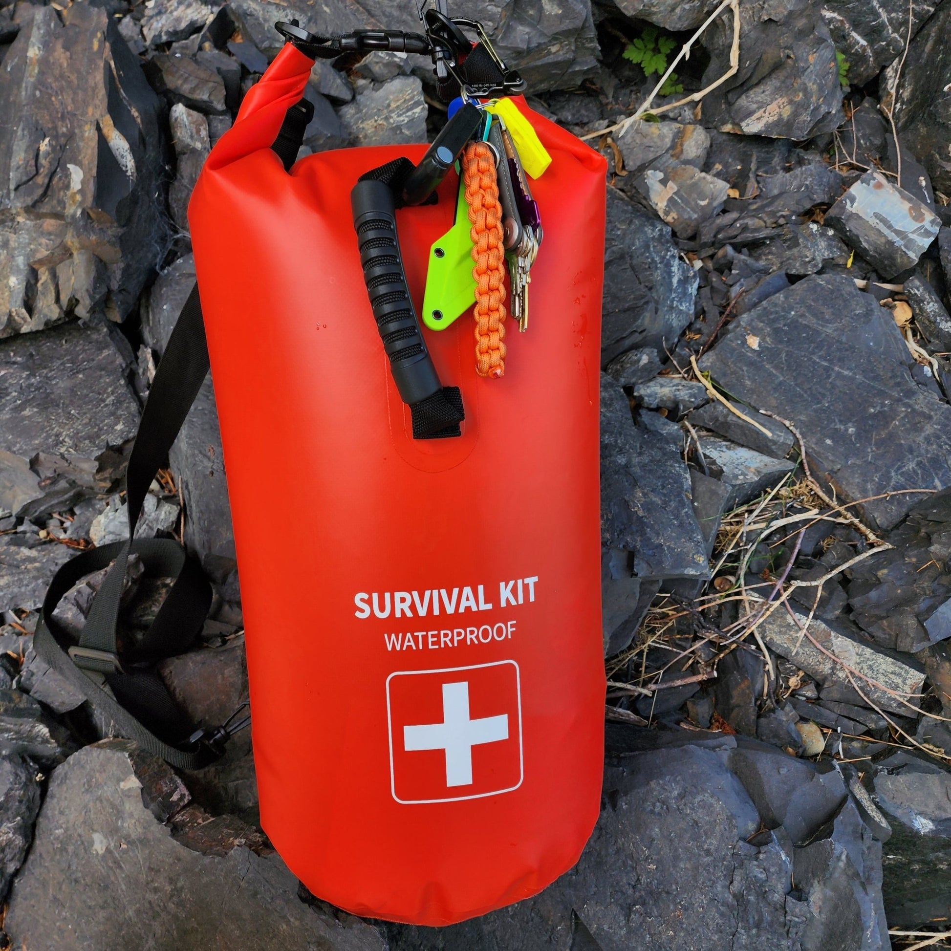 Waterproof Dry Bag | IPX6 | Survival Kit | Grab Bag | With Printing 25 Litres - Next72Hours