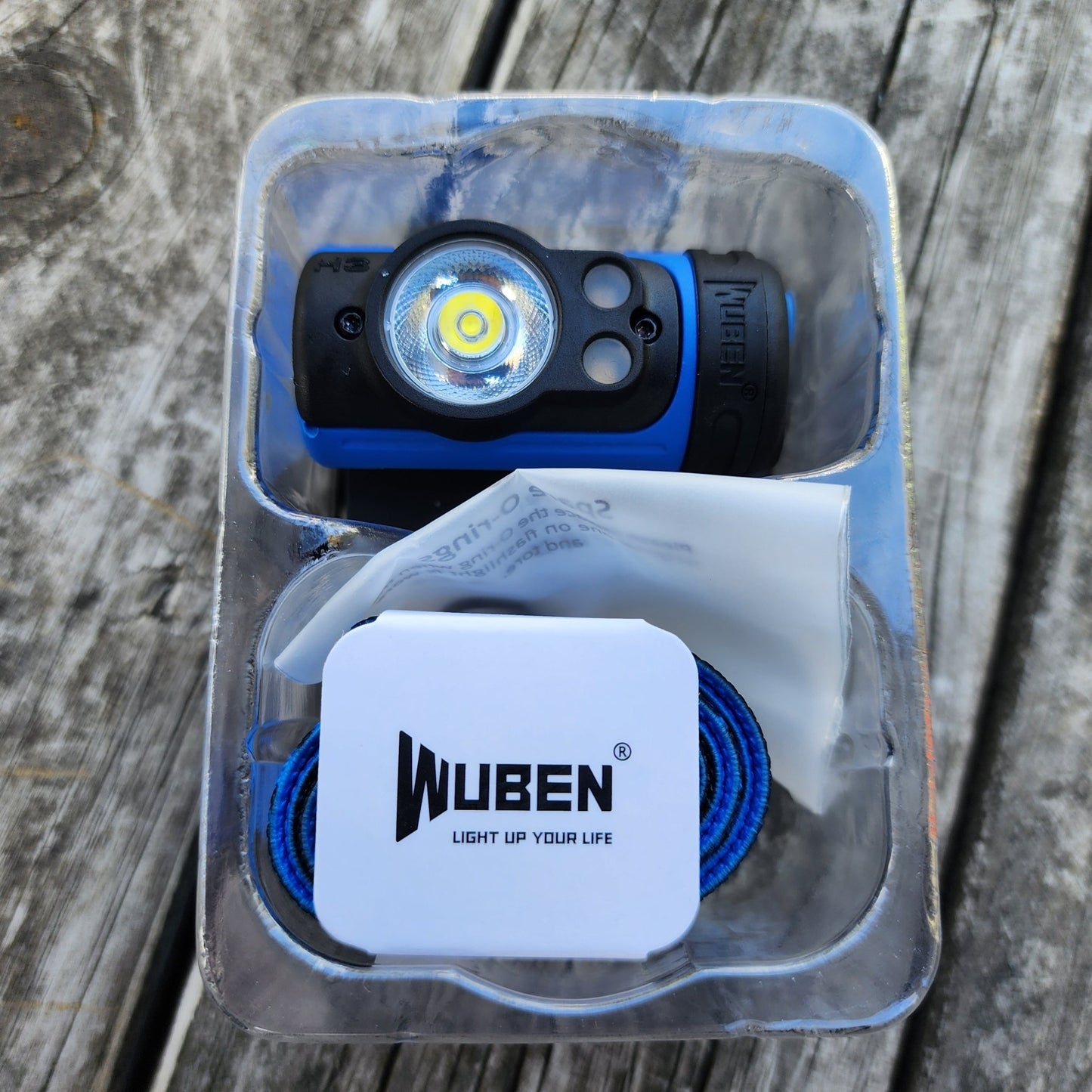 Wuben H3 Headlamp | IP65 Waterproof | Long Run Time | Compact Size - Next72Hours
